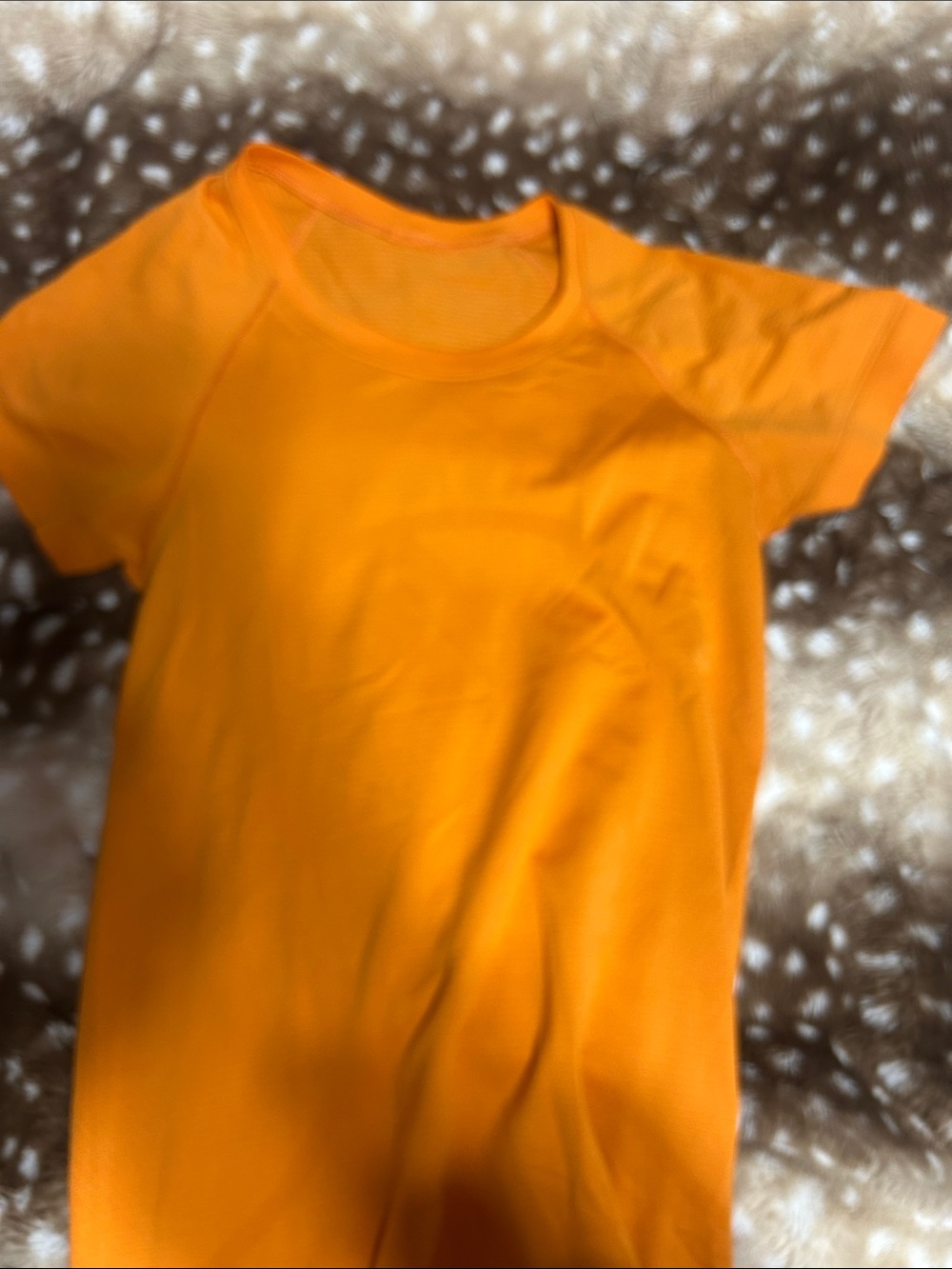 lululemon athletica Kids Bright Orange Short Sleeve Tee